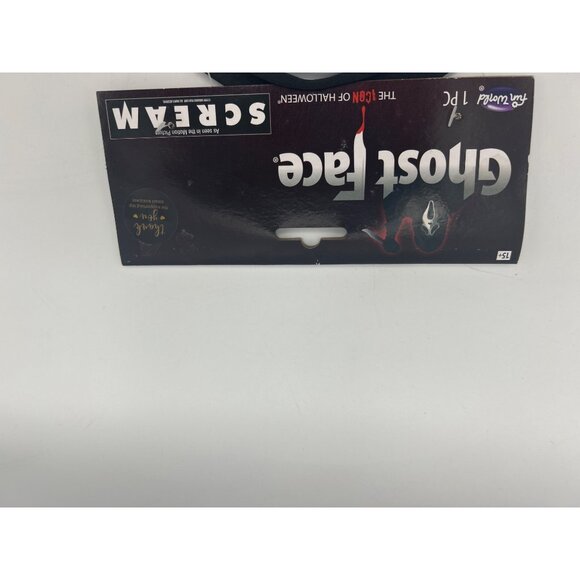 Ghost Face Scream Halloween Mask Costume Accessory 2012 Fun World Fright White - Picture 2 of 4